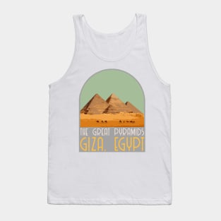 Pyramids of Giza Decal Tank Top